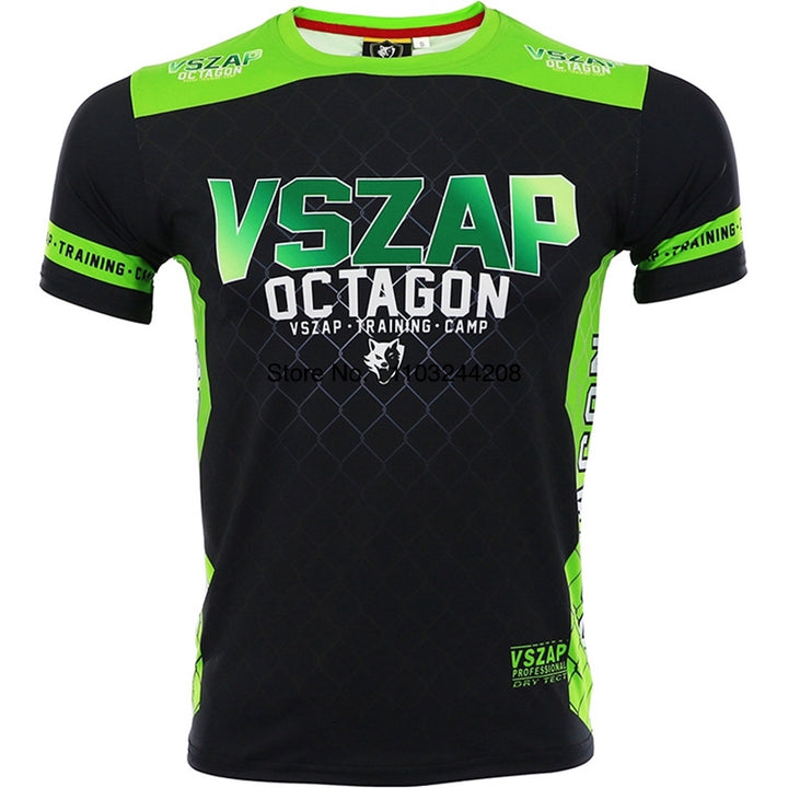 Premium MMA Boxing Training Set – UFC Fighting Suit for Men, Women & Children, Breathable Quick Dry Short Sleeve Sports Wear