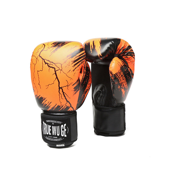 Premium PU Leather Boxing Gloves – Durable Training Gloves for Professional Fitness, Sparring, and Sandbag Work, Available in