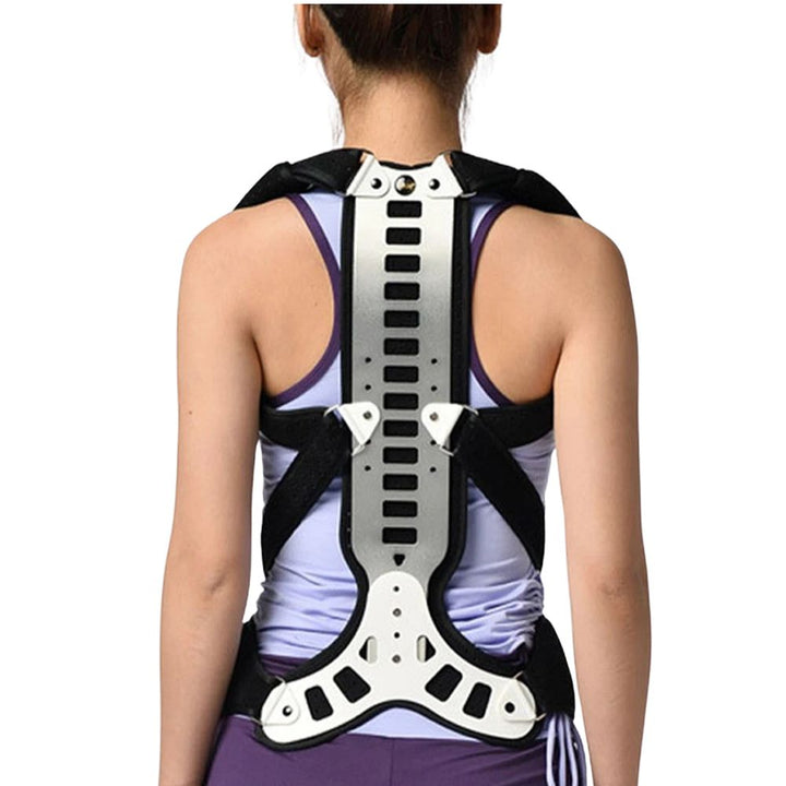 Premium Adjustable Back Brace Posture Corrector for Scoliosis & Hunchback Relief, Pain Relief, Lightweight & Breathable 