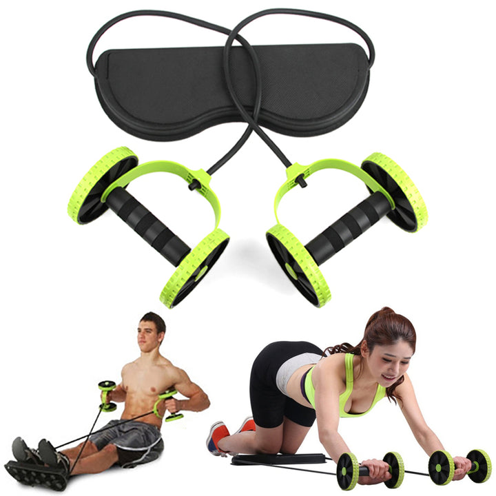Premium Ab Roller for Abs Workout - Multifunctional Thicker Exercise Equipment for Core Strength, Body Shaping, and Fitness 