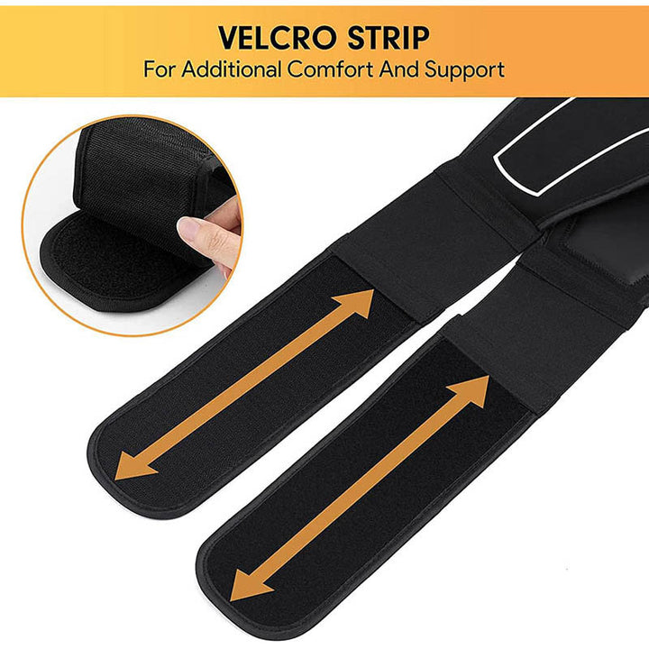 Premium Abdominal Toning Belt - Electronic Muscle Stimulator for Home and Office Fitness, USB Rechargeable, 10 Training