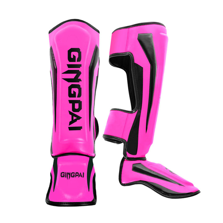 Premium Muay Thai Leg Protectors – High Quality Sanda Fighting Combo with Thickened Back Guard, Durable Leg Guards 