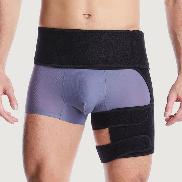 Premium Sciatica Nerve Pain Relief Compression Brace - Adjustable Groin & Thigh Support, Neoprene Warmth for Arthritis, Injur