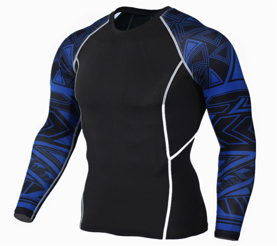 Premium Men’s Compression Sportswear Set – Gym Tights & Rashguard, Workout & Running Tracksuit, Training Clothes for Jogging
