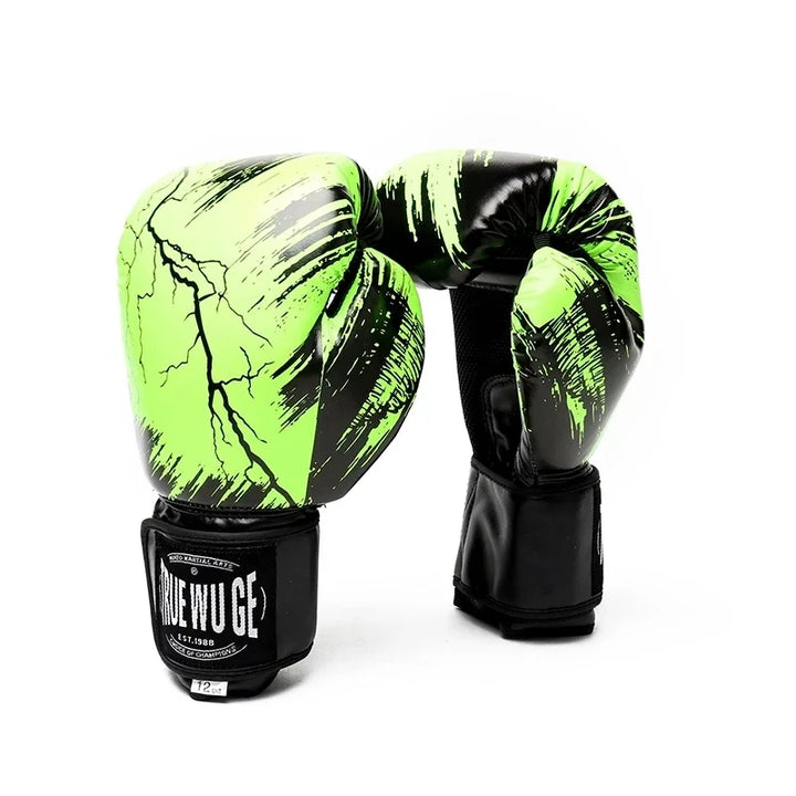 Premium PU Leather Boxing Gloves – Durable Training Gloves for Professional Fitness, Sparring, and Sandbag Work, Available in