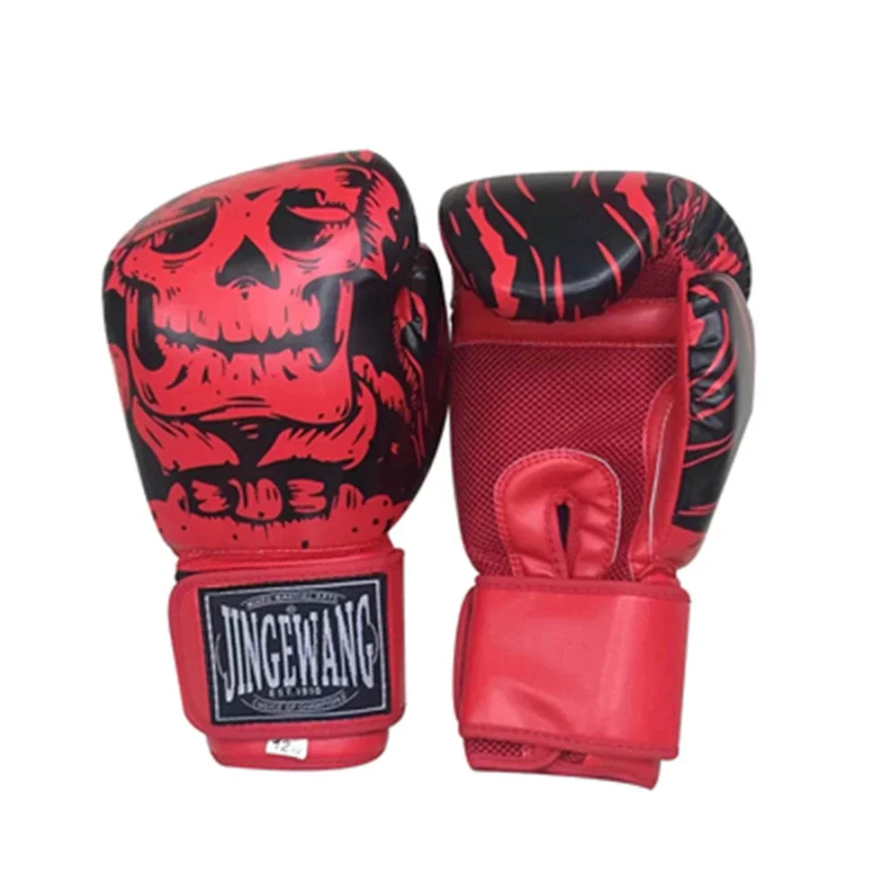 Premium PU Leather Boxing Gloves – Durable Training Gloves for Professional Fitness, Sparring, and Sandbag Work, Available in