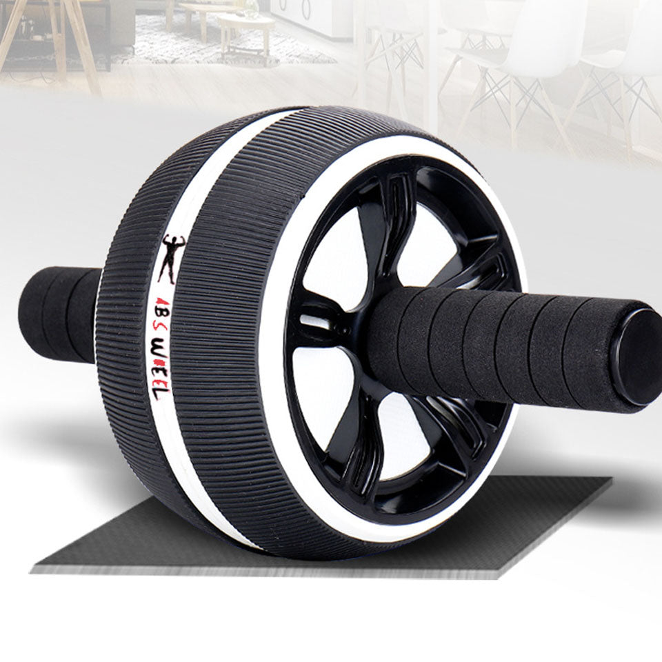Premium Abdominal Muscle Wheel for Core Strength Training - Fitness Roller with Kneeling Pad, TPR+PP Material for Effective  