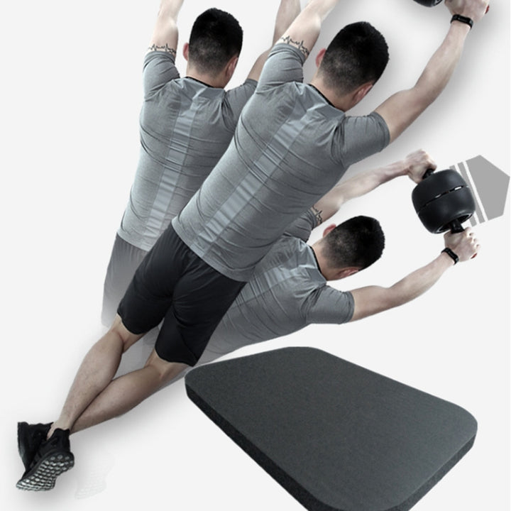 Premium Anti-Rutsch Bauchübungsmatte – Dicke Yoga-Kniepolsterung für Training & Workout – Hochdichte Schaumstoff, Wasserdicht, Langlebig, Komfortable Unterstützung für Knie – Ideal für Yoga, Pilates, Heimfitnessstudio