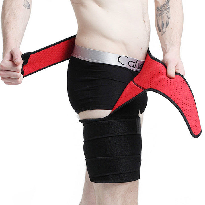 Premium Sciatica Nerve Pain Relief Compression Brace - Adjustable Groin & Thigh Support, Neoprene Warmth for Arthritis, Injur