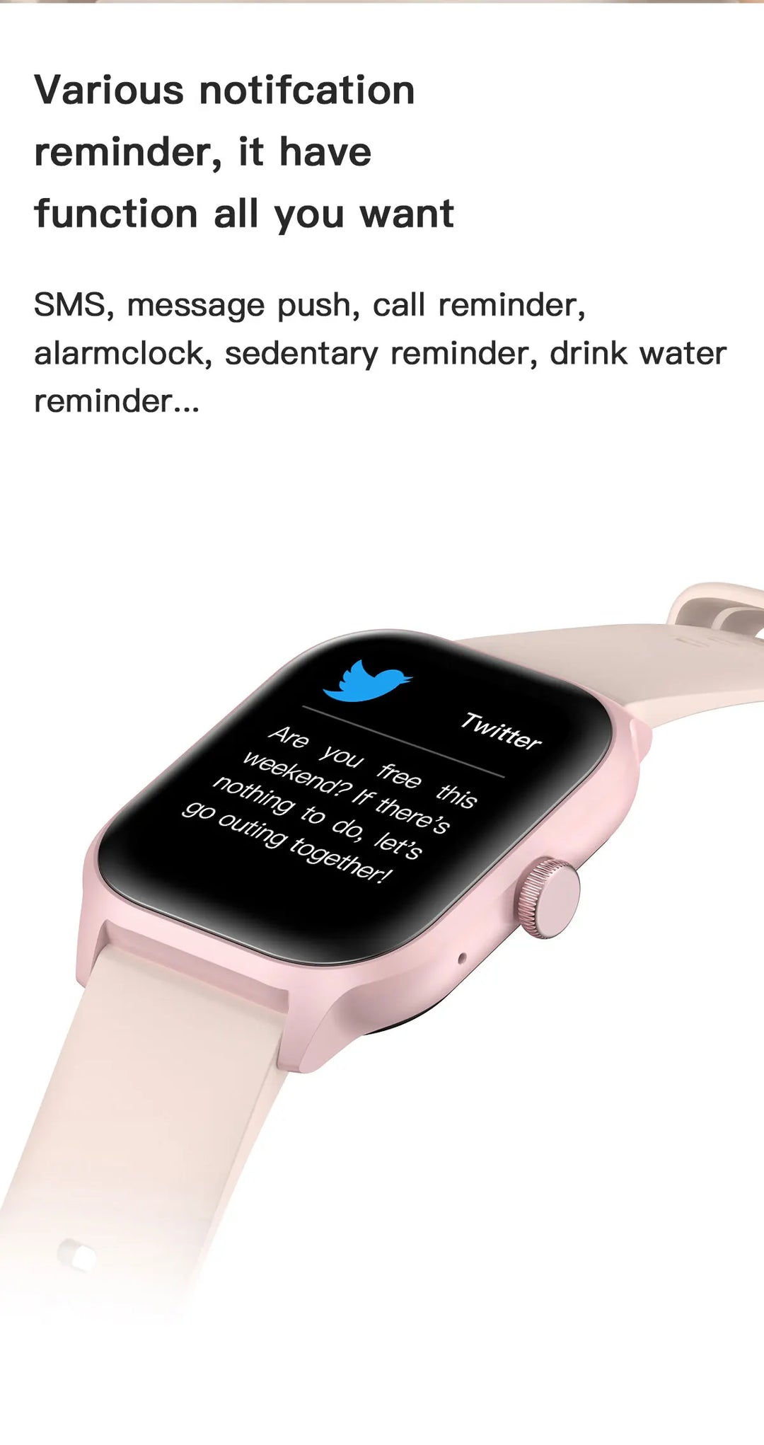 Luxus Smartwatch Android OS - 1.44" Voller Touchscreen, Bluetooth-Anruf, Musiksteuerung, Fitness-Tracker für Männer und Frauen, Gesundheitsmonitor