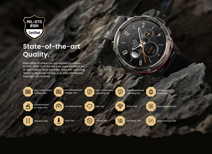 Premium Ultra GPS-Smartwatch für Herren, 470mAh AMOLED-Fitness-Tracker, Bluetooth, digitale Uhr mit AOD, Herzfrequenzmonitor, Aktivitätstracker und mehr