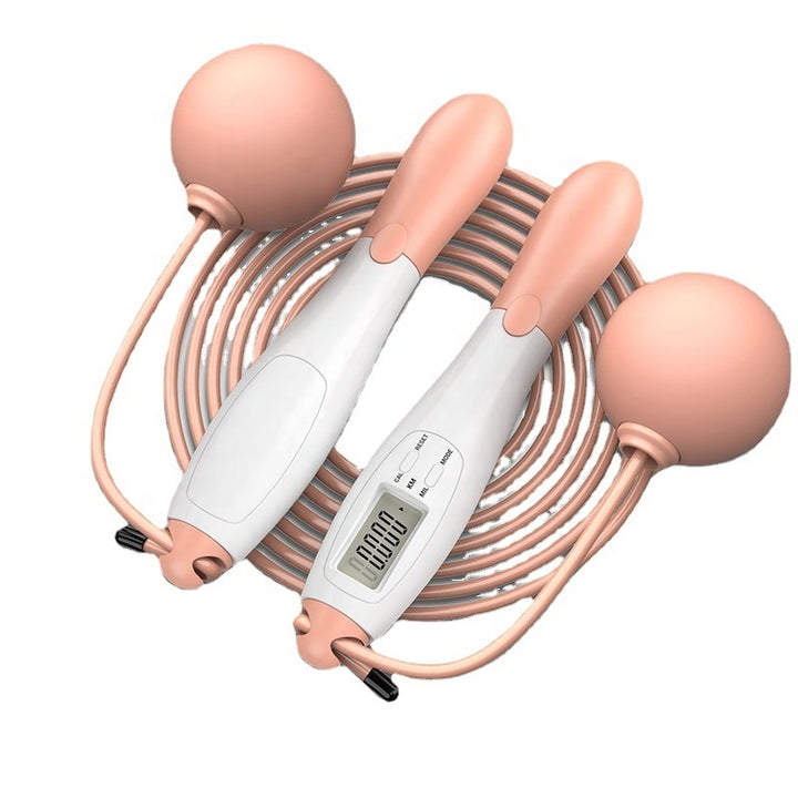 Premium Cordless Electronic Jumping Rope with LCD Screen – Smart Skipping Rope with Calorie & Jump Counter, Digital Timer for