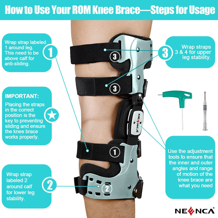 Premium Unloader Knee Brace for Arthritis Pain Relief, Osteoarthritis Support, Adjustable ROM Stabilizer, Post-Surgical 