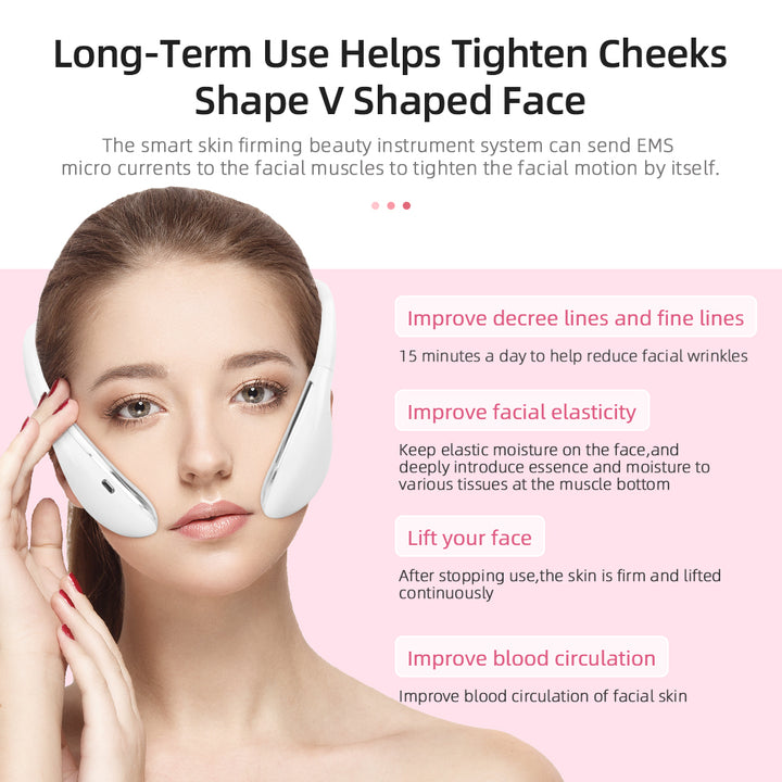 Premium EMS V-Face Massager - Face Lifting Machine for Chin Lift, Facial Slimming & Skin Tightening with Anti-Wrinkle