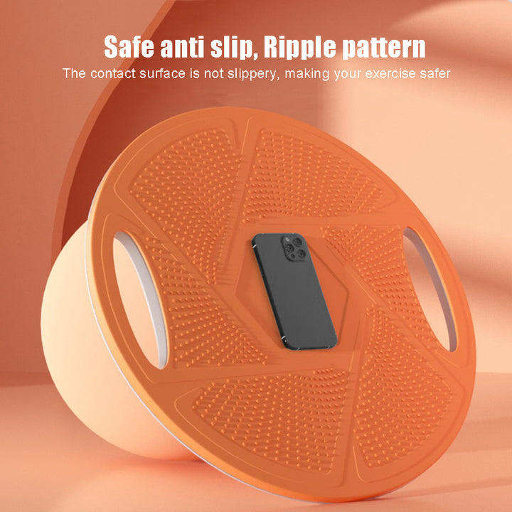 Premium Tragbares Balance Board - 360° Rutschfester Wackeltrainer für Kernstabilität, Yoga, Cardio- und Balanceübungen, Verstellbare Neigung, Leichtes und Kompaktes Design für das Home Gym, Fitness und Rehabilitation