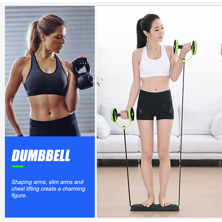 Premium Ab Roller for Abs Workout - Multifunctional Thicker Exercise Equipment for Core Strength, Body Shaping, and Fitness 