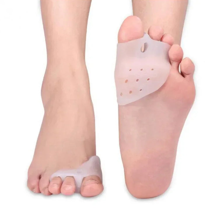 Premium Bunion Corrector Toe Separator - 2Pcs Hallux Valgus Orthotics, Soft Gel Comfort, Adjustable Fabric, Pain Relief for 