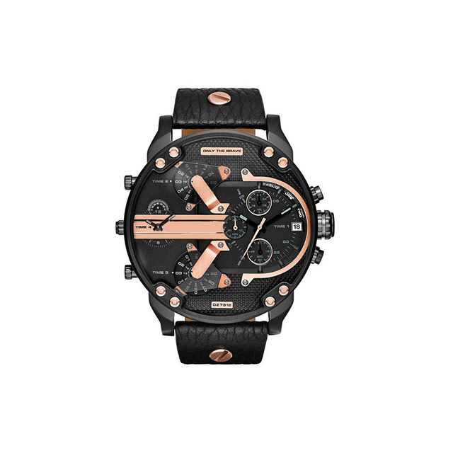 Premium Herren Sportuhr, Luxuriöse Edelstahl Analog Quarz, Modisches Casual- & Business-Design, Großes Ziffernblatt, Kalenderfunktion, Elegantes Geschenk für Männer