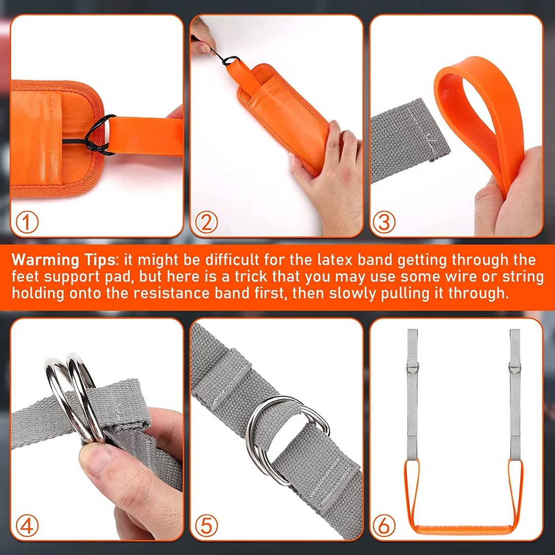 Premium Pull-up Assistance Bands for Resistance Training – Support for Pull-ups, Body Stretching, and Workout for Men & 