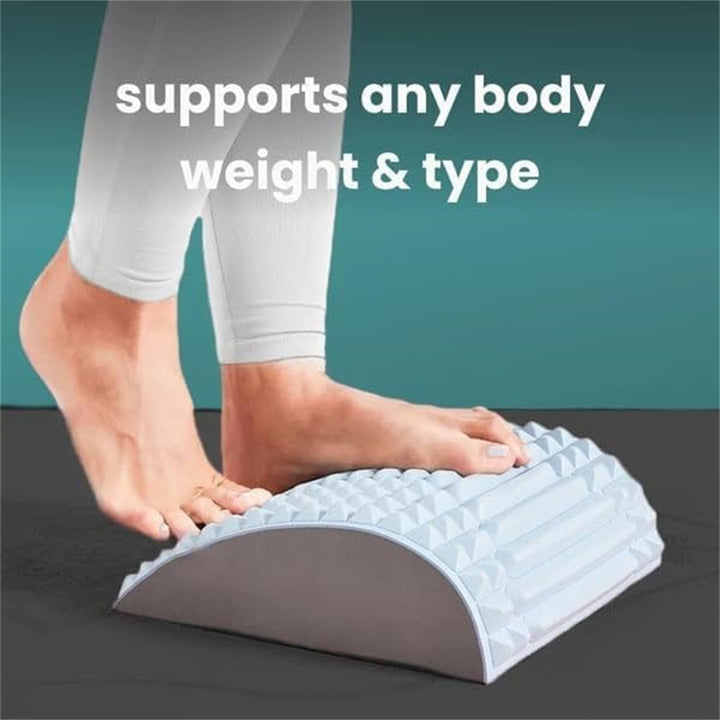 Premium Back and Neck Stretcher Pillow with Lumbar Support, Ergonomic Spinal Corrector for Posture Correction, Body Pain 