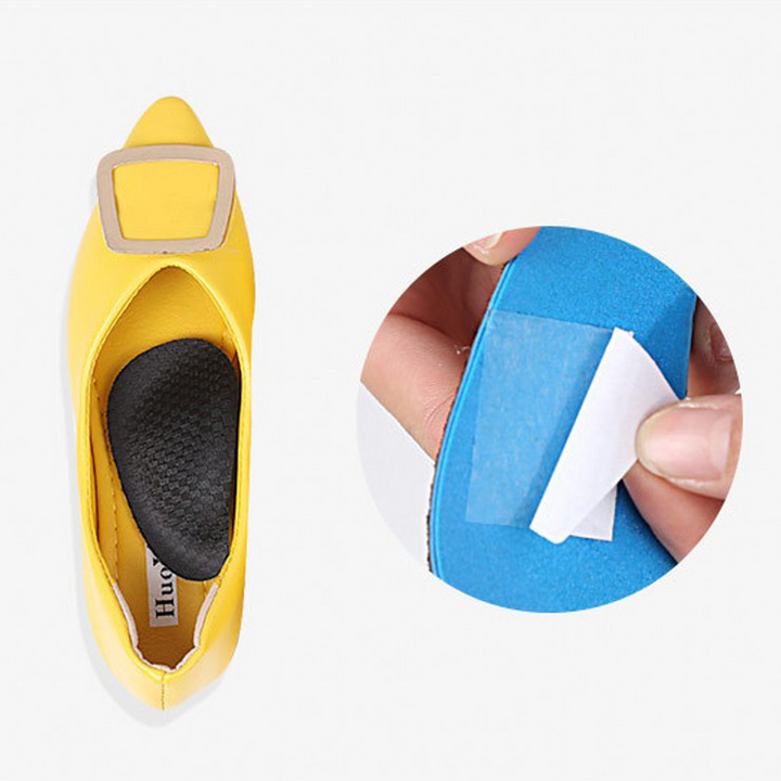 Premium Orthopedic Arch Support Insoles for Flatfoot Correction – Unisex Cotton Insoles, 10cm Long, Sports Shoe Compatible, 