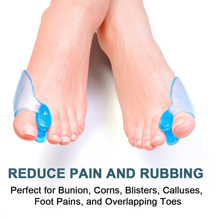 Premium Silicone Toe Separator Gel Protector for Bunion & Hallux Valgus Relief – Soft, Comfortable Foot Care Spacer for Men &