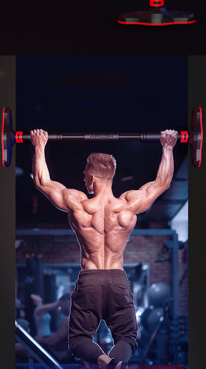 Premium verstellbare Tür-Klimmzugstange – Stahl-Horizontalstange für das Home Gym, Fitness-Training, Arm-, Core- und Rücken-Workout, max. 200KG Belastung, 65-150cm verstellbare Länge