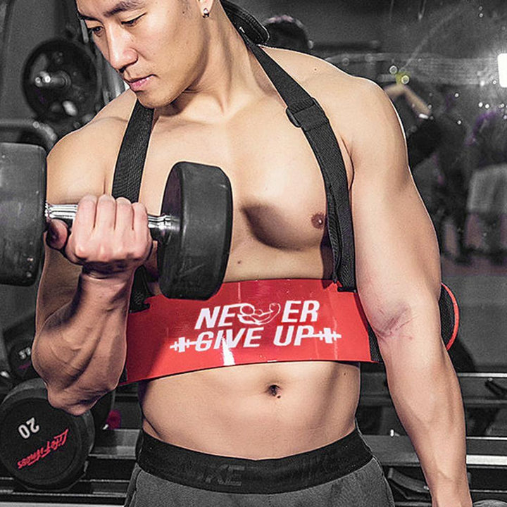 Premium Arm Blaster – Adjustable Bodybuilding Support for Biceps & Triceps, Lightweight Aluminum Alloy with Padded Elbow 