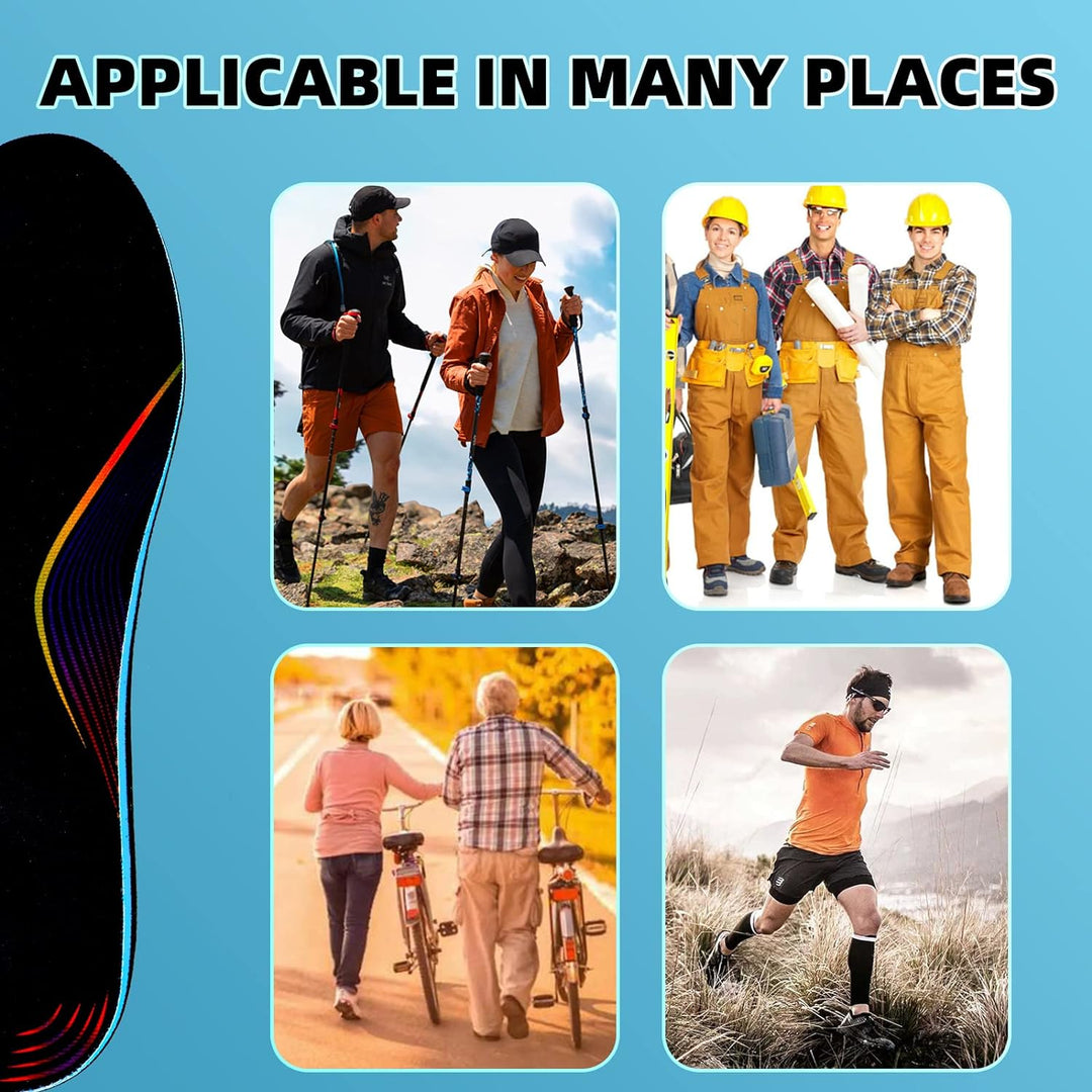 Premium Arch Support Orthotic Insoles – Pain Relief Inserts for Plantar Fasciitis, Flat Feet, and Heel Support, Ideal for