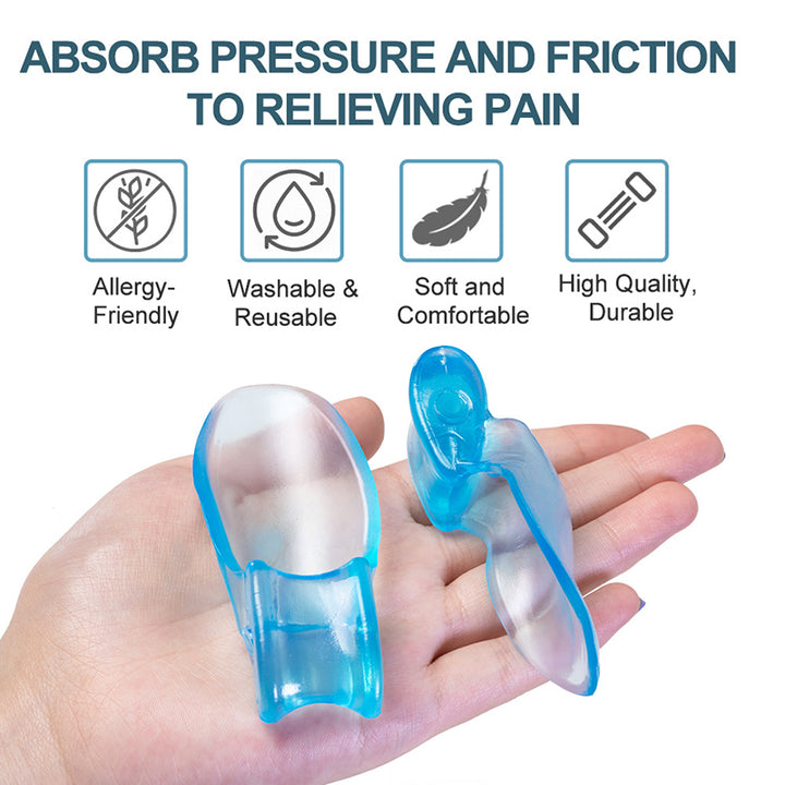 Premium Silicone Toe Separator Gel Protector for Bunion & Hallux Valgus Relief – Soft, Comfortable Foot Care Spacer for Men &