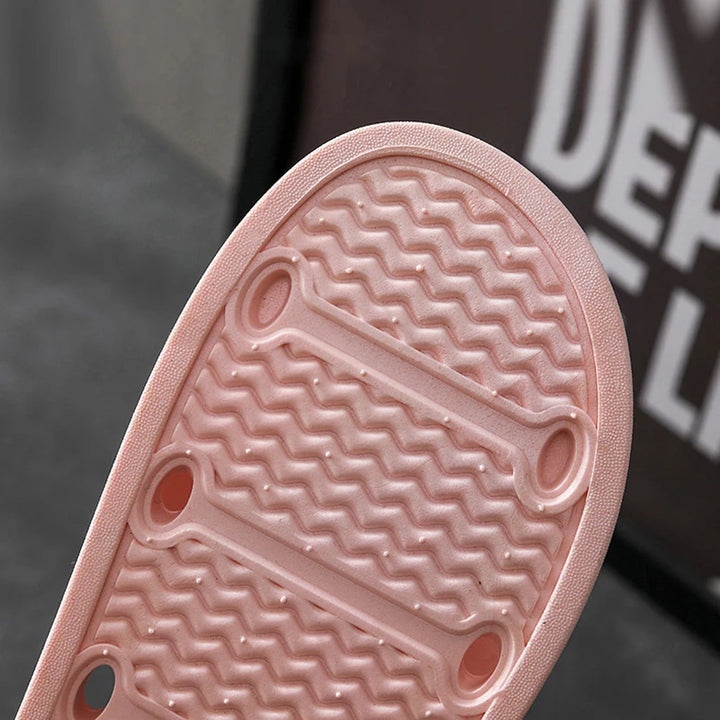 Premium Extra Große Akupunktur-Massage-Slipper – Rutschfestes Hohldesign für den Innenbereich und das Badezimmer, Bequeme Sohlenunterstützung für Männer und Frauen, Ideal für Entspannung und Fußtherapie