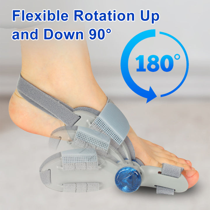 Premium verstellbarer Hallux Valgus Korrektor – Großzehenbegradiger mit orthopädischer Ballenstütze, Silikonpolster und Zehenseparator zur Schmerzlinderung und Zeigenausrichtung, flexible Größe für Männer und Frauen