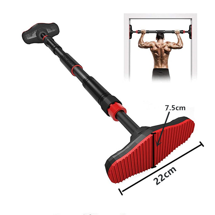 Premium Adjustable Door Pull-Up Bar – Steel Horizontal Bar for Home Gym, Fitness Training, Arm, Core & Back Workout, Max 200g