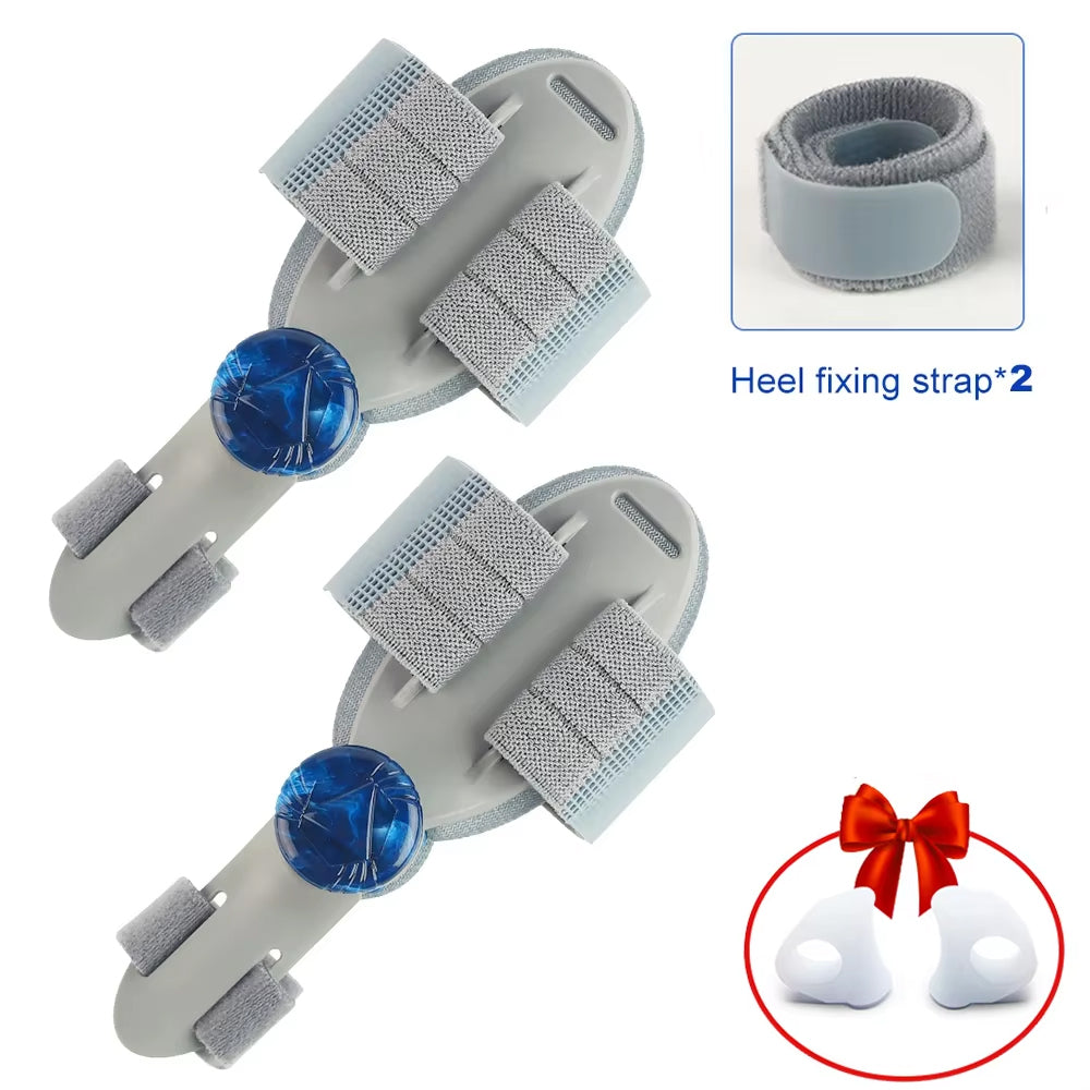 Premium Adjustable Bunion Corrector | Hallux Valgus Straightener with Rotatable Toe Separator, Soft Silicone Pad, Flexible 