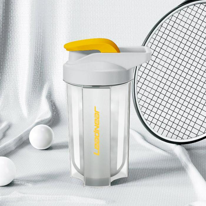 Premium 500ML Portable Sport Shaker Bottle – Leak Proof Protein Powder Shaker for Gym & Fitness – Durable, Easy Grip with 