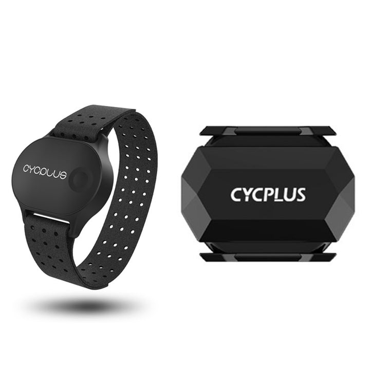 Premium Heart Rate Sensor Armband for Fitness - Bluetooth ANT+ Monitor for Garmin & Wahoo GPS Bike Computer, Wrist Belt for  