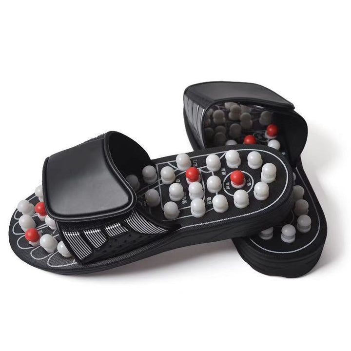 Premium Acupoint Massage Slippers for Foot Therapy | Unisex Rotating Foot Massager Sandals | Medical Acupressure Shoes for 