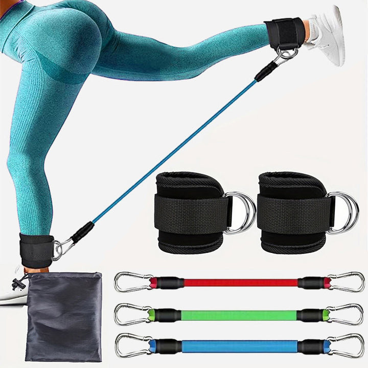 Premium Cable Ankle Straps – Double D-Ring Ankle Cuffs for Gym Workouts, Glutes & Legs Strength Training, Abductor Support,