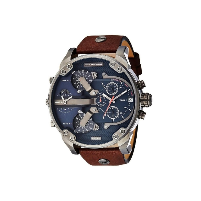 Premium Herren Sportuhr, Luxuriöse Edelstahl Analog Quarz, Modisches Casual- & Business-Design, Großes Ziffernblatt, Kalenderfunktion, Elegantes Geschenk für Männer