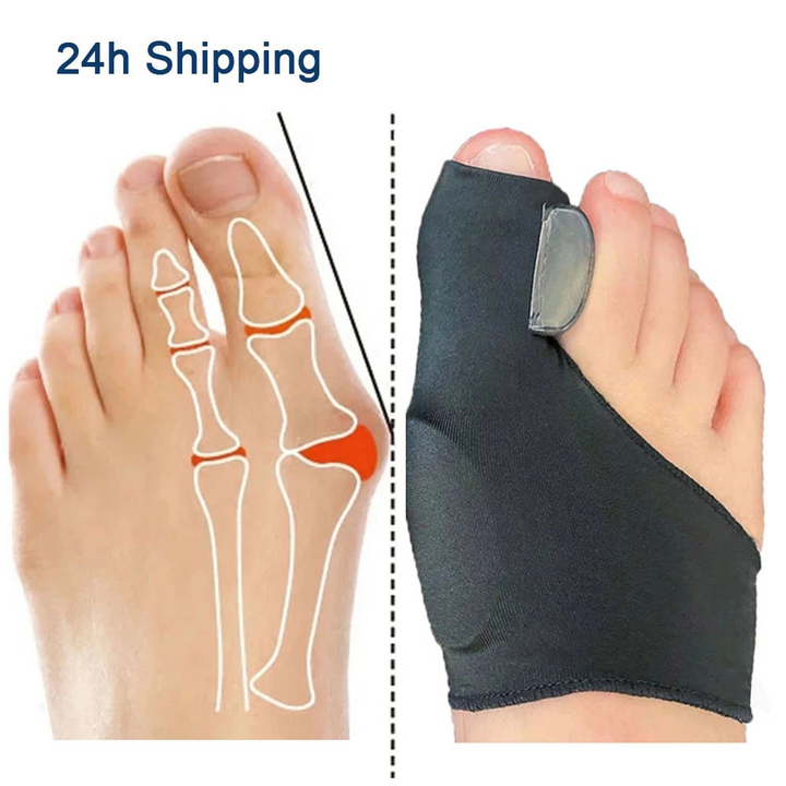 Premium Bunion Corrector & Toe Separator for Big Toe Relaxation and Pain Relief, Soft Gel Protector for Hallux Valgus, 