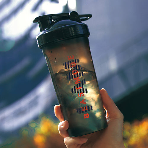 Premium 600ML Shaker Bottle – BPA-Free Sports Water Bottle with Protein Mixer – Portable Travel Cup with Stainless Steel 