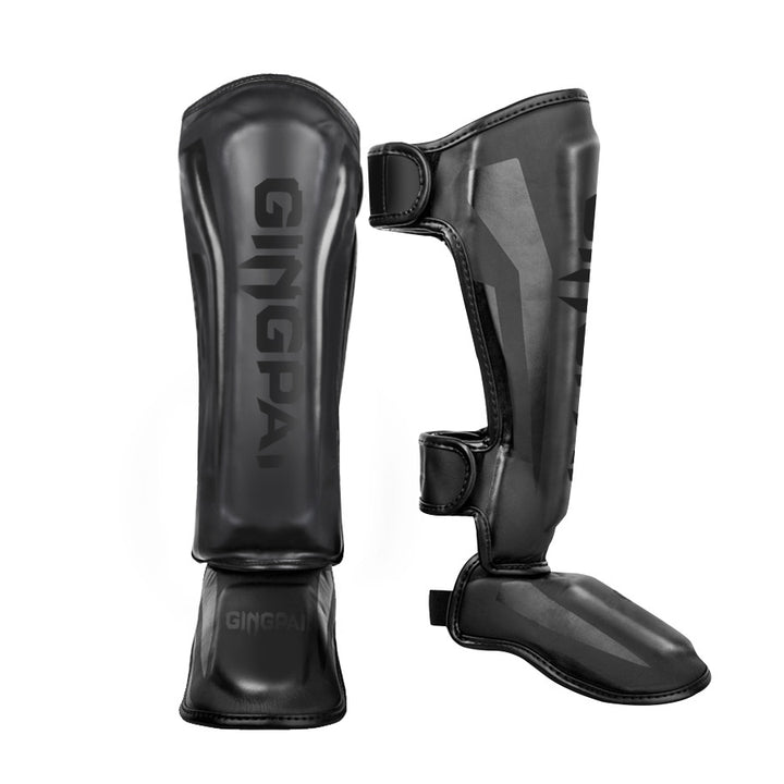 Premium Muay Thai Leg Protectors – High Quality Sanda Fighting Combo with Thickened Back Guard, Durable Leg Guards 