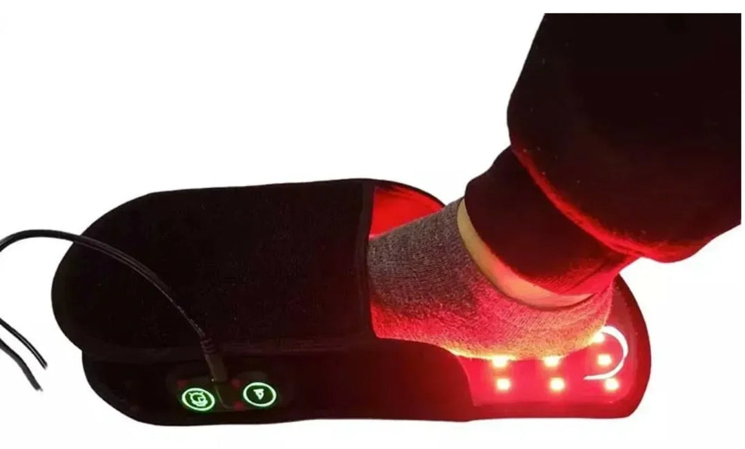 Premium Rechargeable Red Light Therapy Device for Feet – 460nm, 660nm, 850nm with Pulse – Treat Inflammation, Itchiness, and 