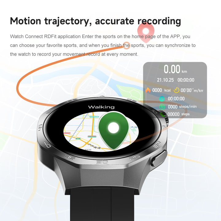Premium AMOLED Smartwatch with AI, Bluetooth Calling, 100+ Sports Modes, IP68 Waterproof, Prayer Alerts, Health & Fitness 