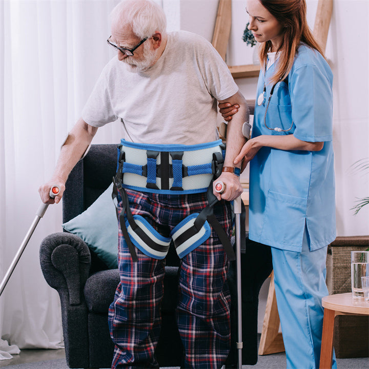 Premium Bariatric Transfer Lift Belt for Elderly & Handicap Support – Adjustable Gait Belt for Seniors, Walking & Standing 