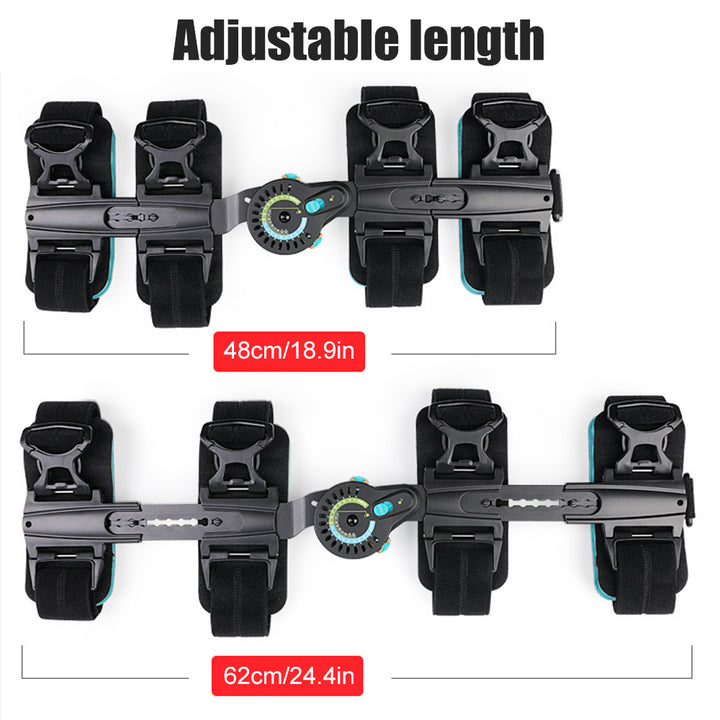 Premium Adjustable Hinged Knee Brace for Postoperative Recovery, ROM Immobilizer for ACL, MCL, Meniscus Tear, and Ligament 