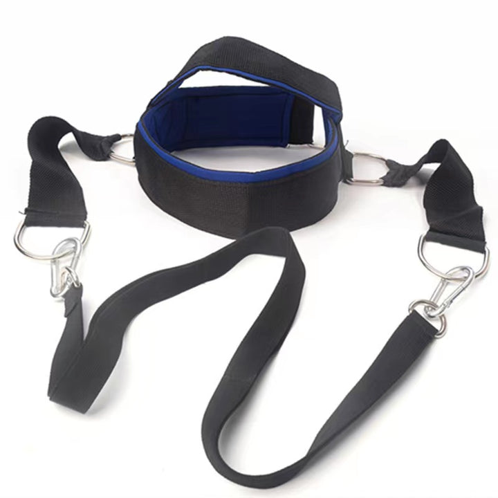 Premium Neck Training Harness for Strength & Muscle Power - Adjustable Head & Neck Weight Lifting Strap - Gym Fitness 