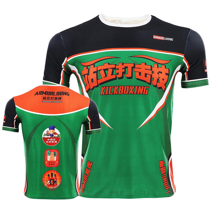 Premium MMA Boxing Training Set – UFC Fighting Suit for Men, Women & Children, Breathable Quick Dry Short Sleeve Sports Wear