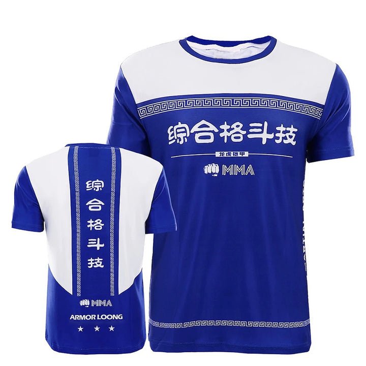 Premium MMA Boxing Training Set – UFC Fighting Suit for Men, Women & Children, Breathable Quick Dry Short Sleeve Sports Wear