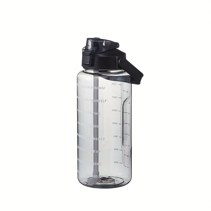 Premium 2L Water Bottle with Straw – Large Capacity Portable Sports Travel Bottle, High-Value Fitness Cup, Big Fat Design for